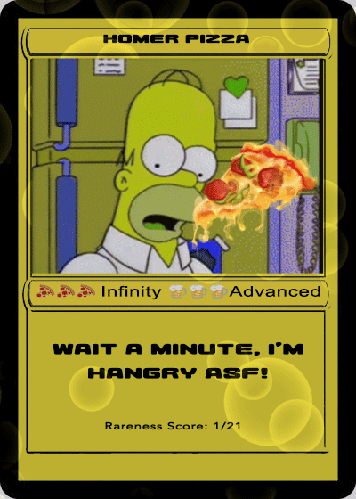 HOMERPIZZA, artwork by Jona Carbi (animated GIF)