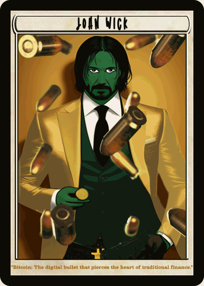 JOHNWICK, artwork by Jona Carbi (animated GIF)