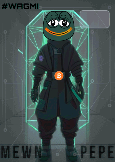 MEWNPEPE, artwork by Jona Carbi (animated GIF)