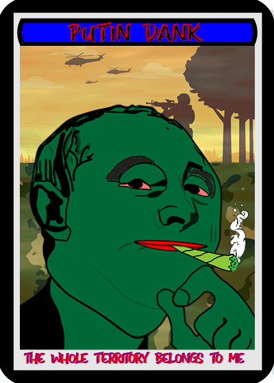 PUTINDANK, artwork by Jona Carbi (animated GIF)